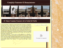 Tablet Screenshot of funerariaelrenacimiento.com